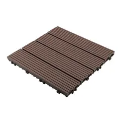 ATURE - Piso Para Jardin Deck Wpc Modular 30x30cm Fácil Instalación