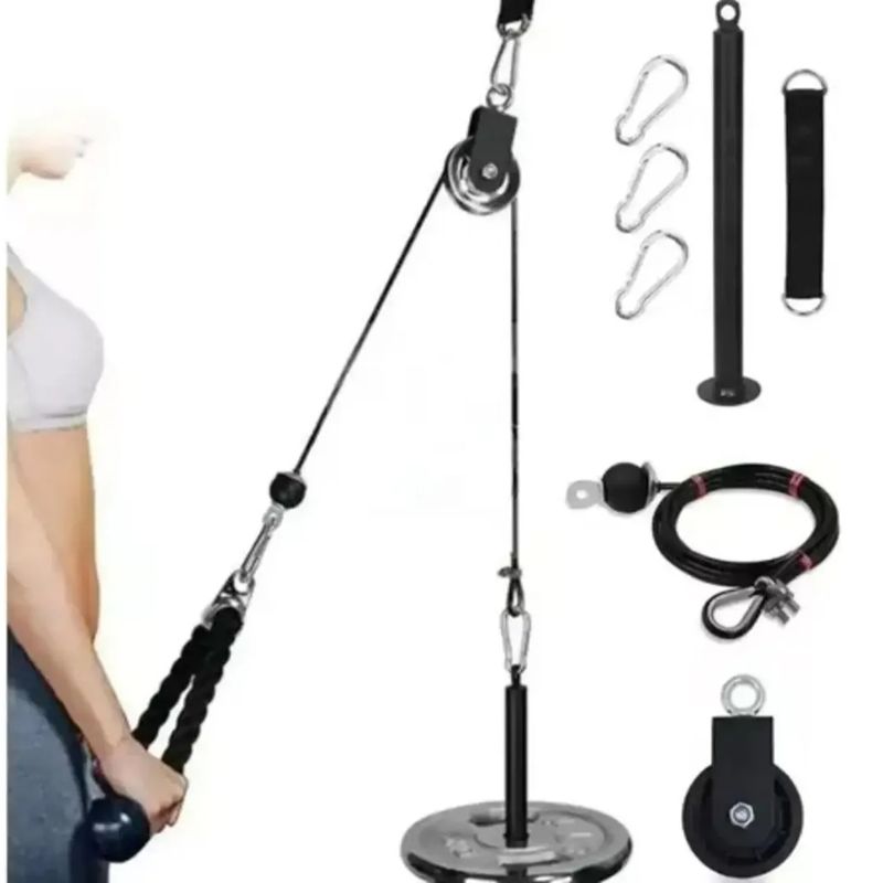 GENERICO - Home Gym Polea De Entrenamiento Plateado 1