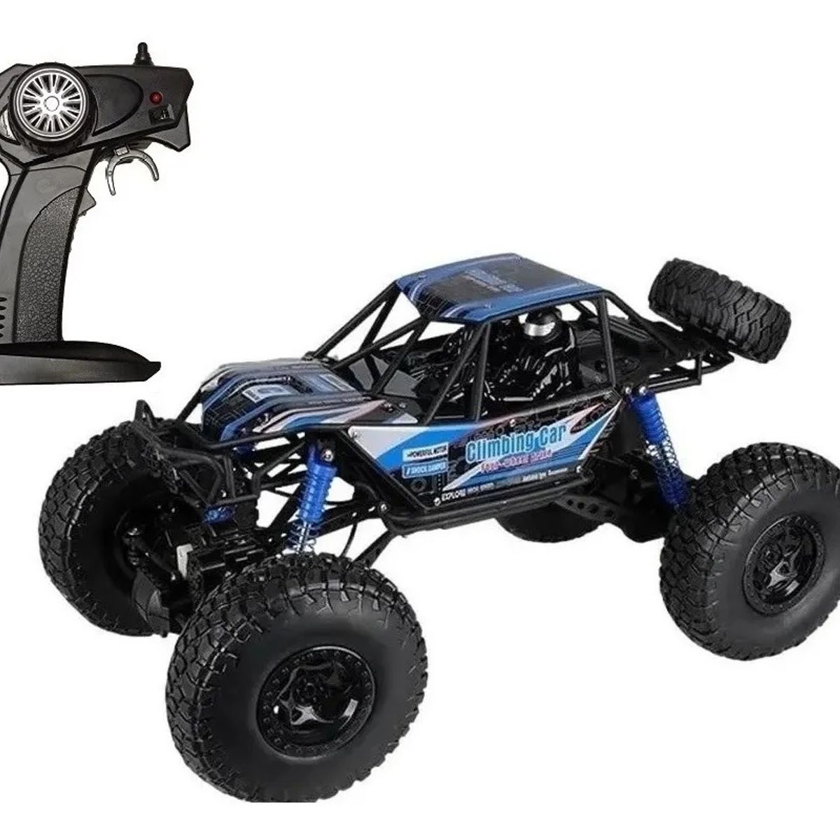 BESTOYS - Auto Control Remoto 4x4, Crawler 2.4 Ghz Azul