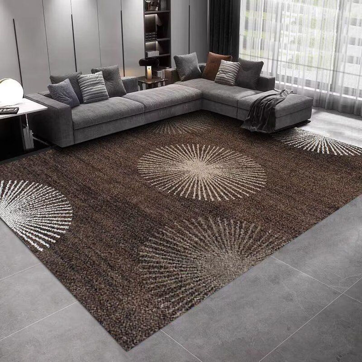 GENERICO - Alfombras Para Living con Diseños Tridimensionales Antideslizante