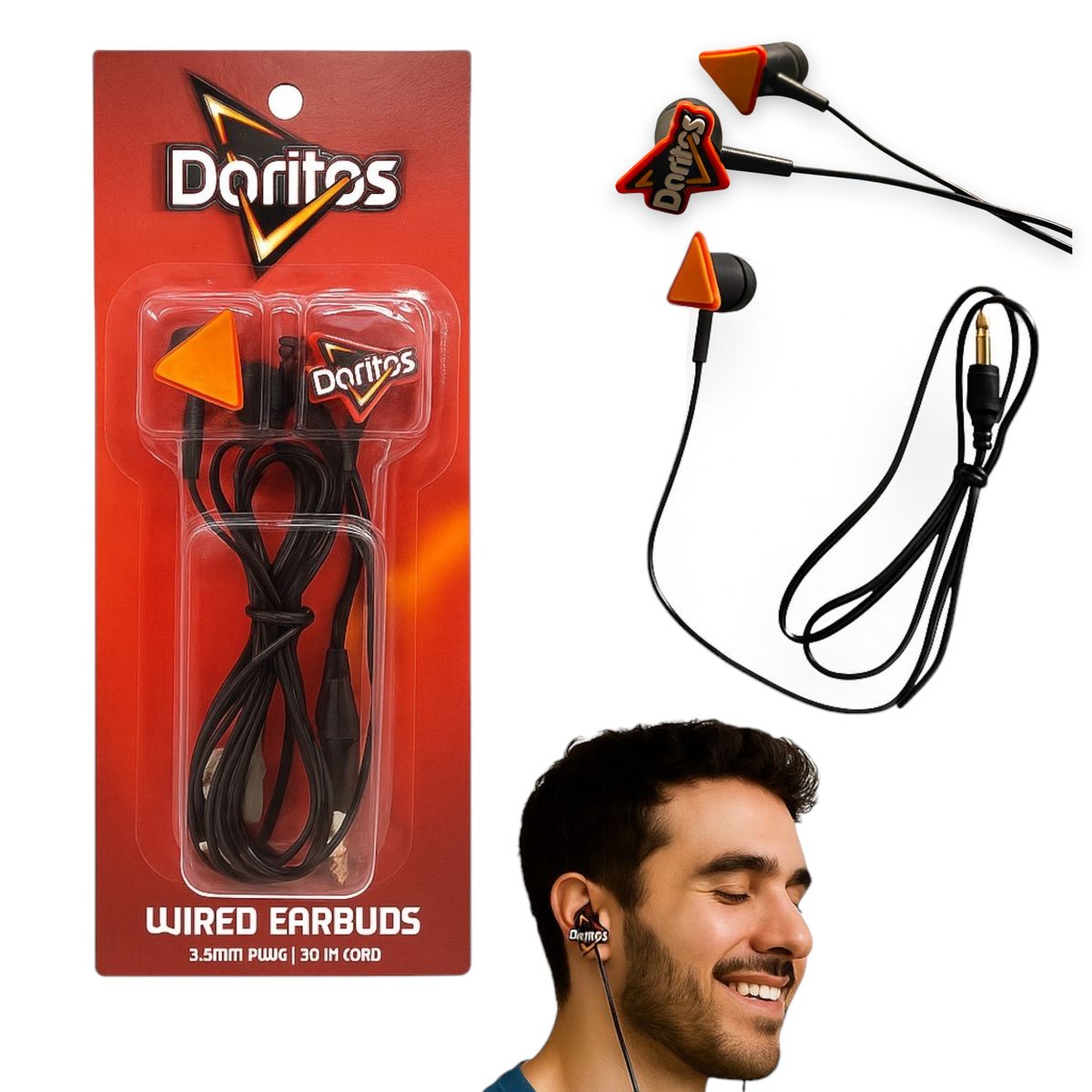 GENERICO - Audifonos Auriculares Doritos In-ear Lightning Color Negro Negro