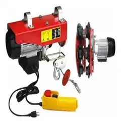 GENERICO - Tecle Eléctrico De Levante Hasta 500 Kgs 220v 12m Rojo