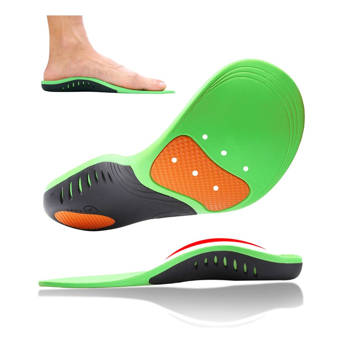 EINICIO - Plantillas Para Fascitis Plantar Ortopédicas Adultos Y Niños 43-45