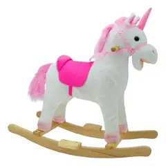 OEM - Unicornio Balancin Canta Relincha Mueve Boca Y Cola