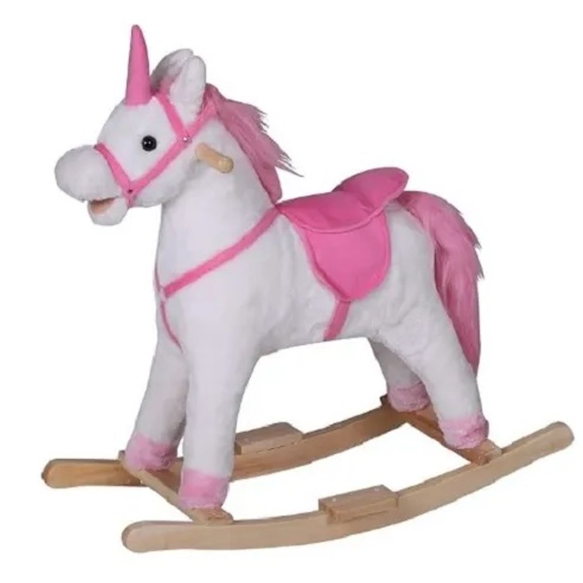 OEM - Unicornio Balancin Canta Relincha Mueve Boca Y Cola