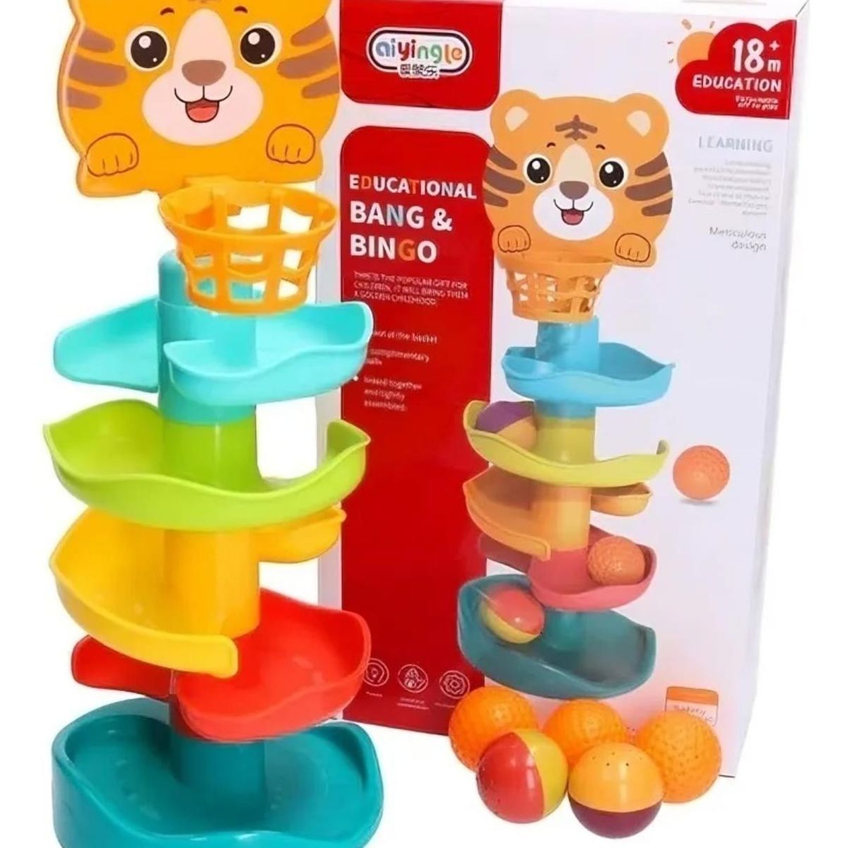 GENERICO - Juego Didactico Tobogan De Pelotas Para Bebes