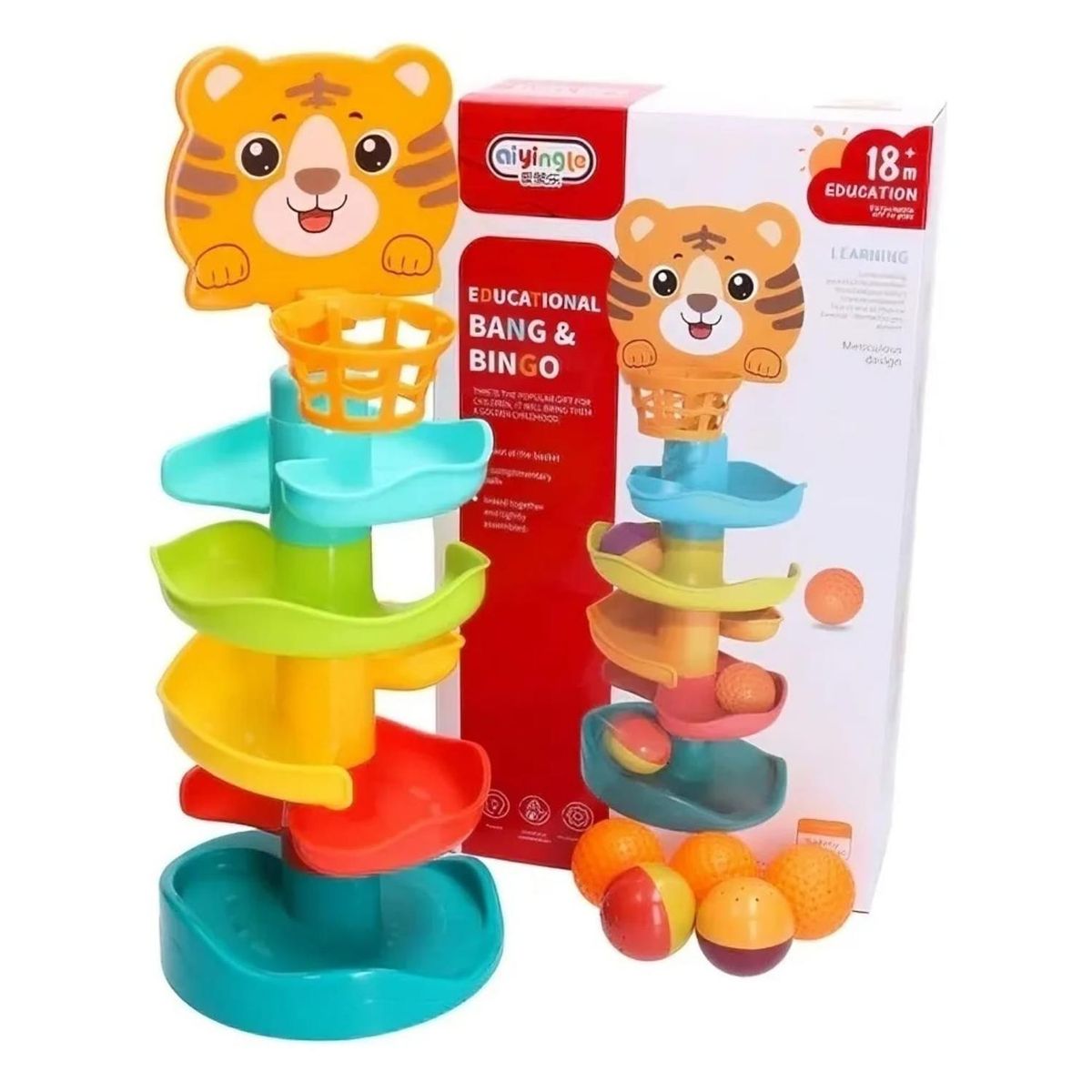 GENERICO - Juego Didactico Tobogan De Pelotas Para Bebes