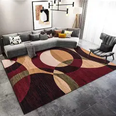 GENERICO - Alfombras Para Living con Diseños Tridimensionales Antideslizante