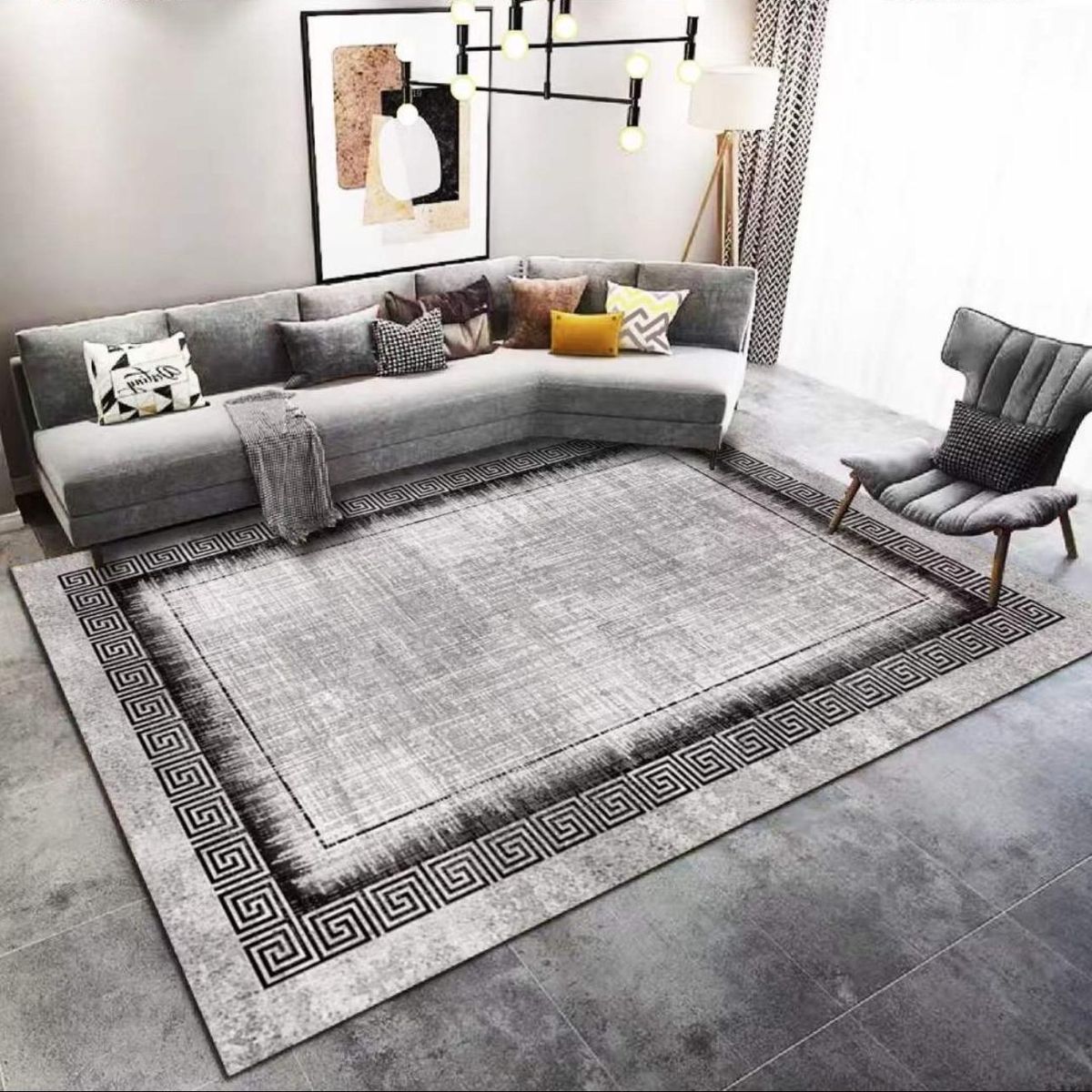 GENERICO - Alfombras Para Living con Diseños Tridimensionales Antideslizante