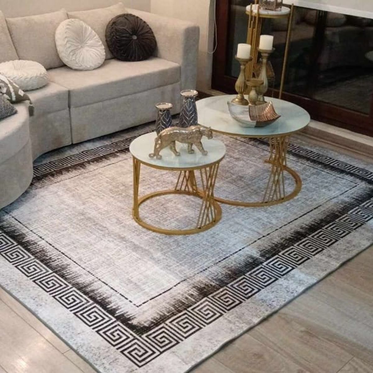 GENERICO - Alfombras Para Living con Diseños Tridimensionales Antideslizante