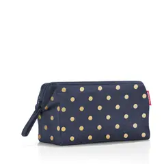 REISENTHEL - Neceser de viaje travelcosmetic - metallic dots blue - Azul