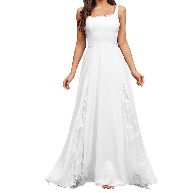 BLWOENS - Vestido de noche para mujers - Blanco
