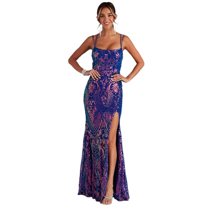 BLWOENS - Vestido de noche para mujers - Violeta
