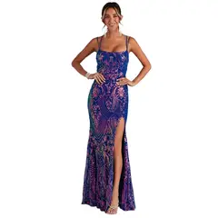 BLWOENS - Vestido de noche para mujers - Violeta