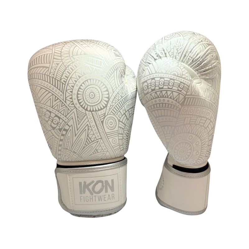 IKON - Guantes de Boxeo Blancos 14oz Ikon Fightwear