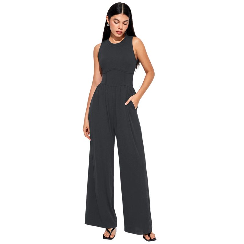 BLWOENS - Mono de verano para mujeres - Gris