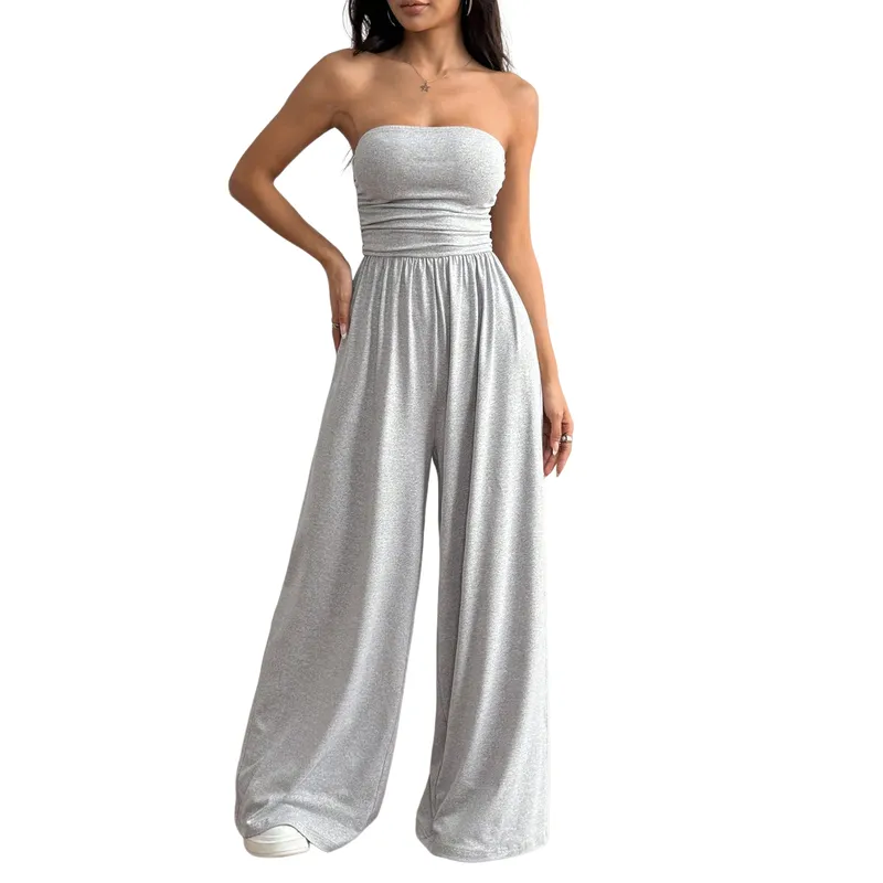 BLWOENS - Mono de verano para mujeres - Gris