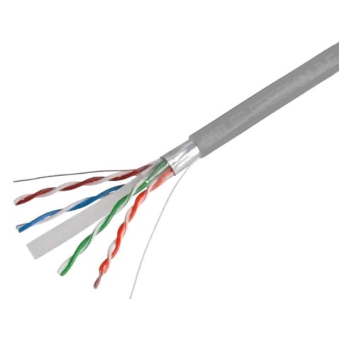 MALIK - Cable FTP Cat 7 100m - Velocidad 10 Gbps para Interiores