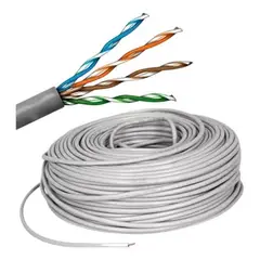 MALIK - 100m Cable UTP Cat 5 Alta Velocidad - Interior Profesional