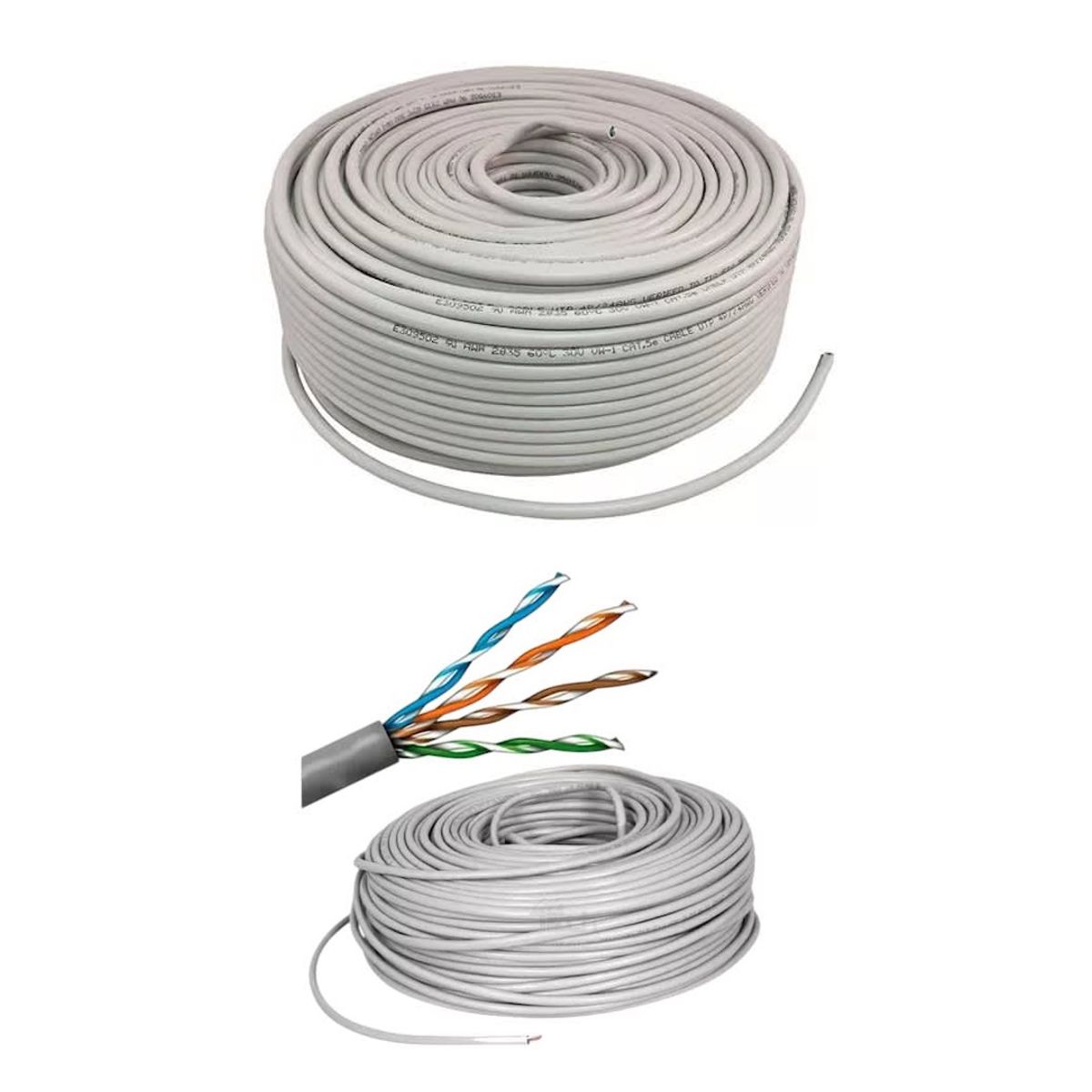 MALIK - UTP Cat 5 100m - Cable Alta Velocidad Interior Duradero