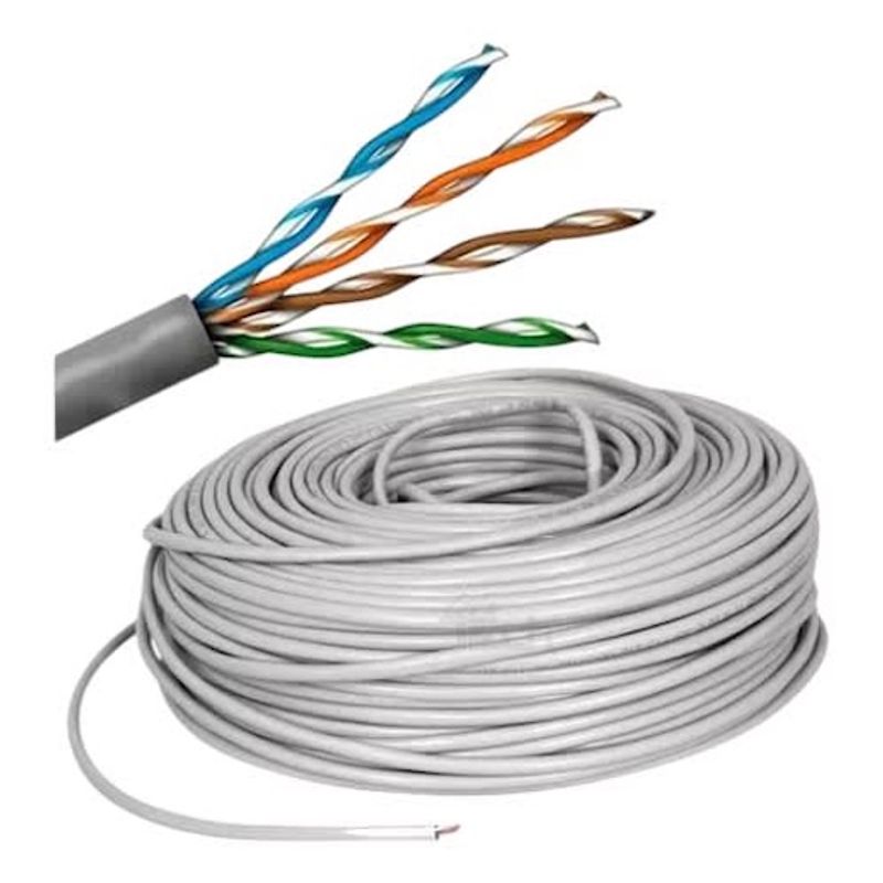 MALIK - 100m Cable Cat5 UTP Alta Velocidad - Calidad Premium