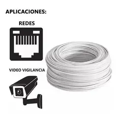 MALIK - Cable UTP Cat 5 100m Interior - Veloz y Confiable