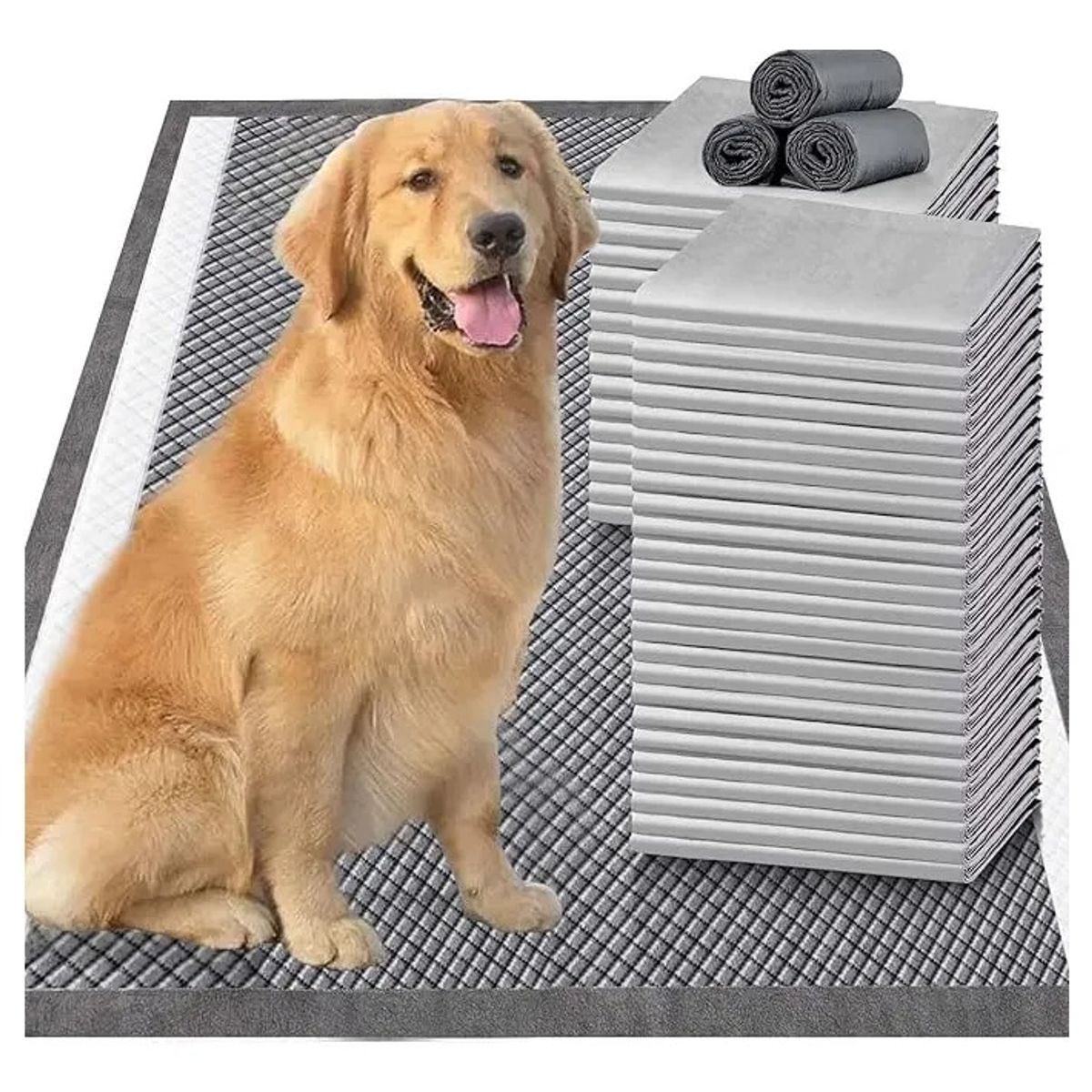 EVERSO - 120 Pañales Tipo Sabanillas Mascotas Perros Y Gatos 60x90 Cm