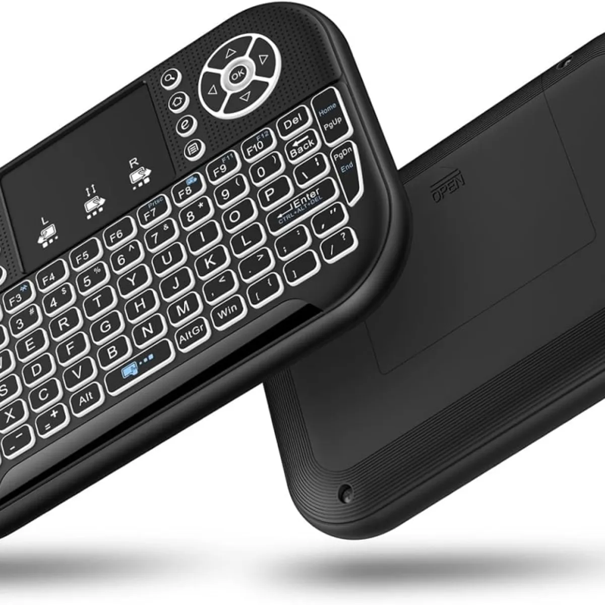 MALIK - Teclado WiFi con Luz LED para Smart TV y PC