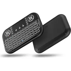 MALIK - Teclado Inalámbrico con Touchpad para Smart TV