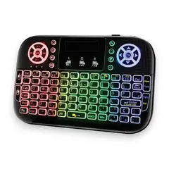 MALIK - Teclado WiFi Iluminado para Smart TV y Consolas