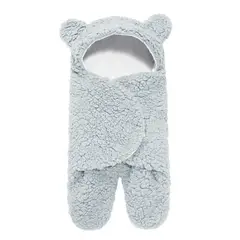 ATURE - Manta Bebé Saquito Con Orejitas De Conejito Para El Invierno