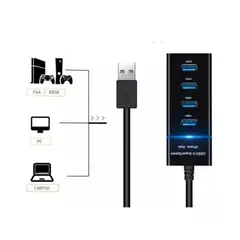 MALIK - Maximiza Tu Productividad con Este Hub USB 3.0 de 4 Puertos