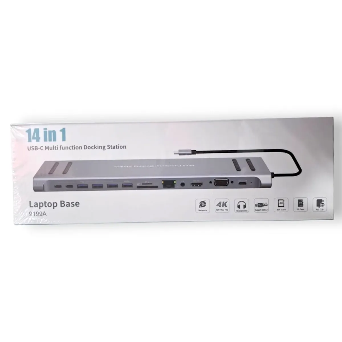Estación USB-C 14 en 1 para Monitores Duales - 9199A, marca MALIK - Foto Principal