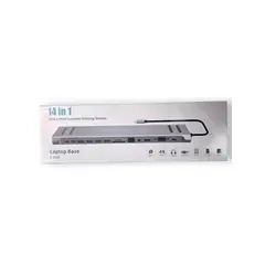 MALIK - Hub USB-C 14 en 1 para Monitores Duales - 9199A