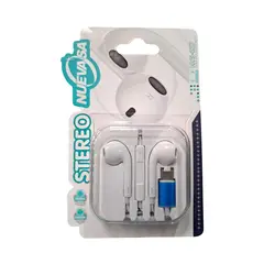 MALIK - Audífonos USB-C Estéreo Blanco - Ideal para Música y Juegos