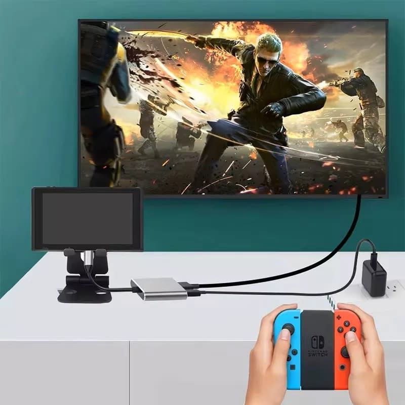 MALIK - Adaptador 3 en 1 USB-C con HDMI y Carga - Modelo 9175