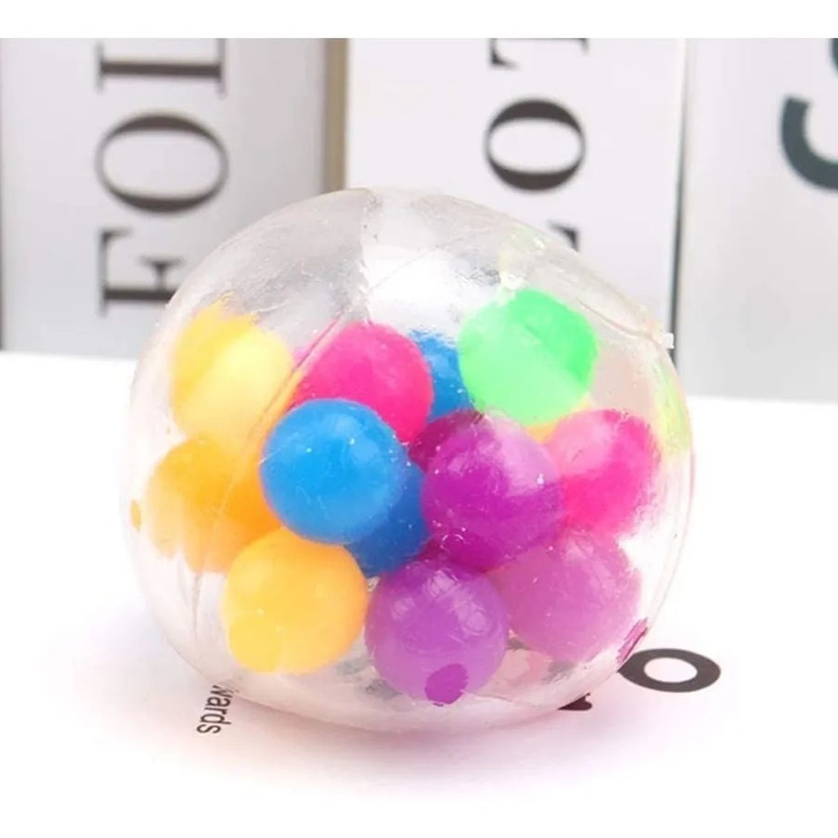 GENERICO - Pelota Led Antiestress Silicona Bala Anti Estress Terapia