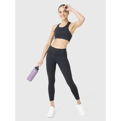 Imagen 2 del producto Calza Deportiva Mujer Ankle Foldover Negro