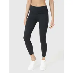BSOUL - Calza Deportiva Mujer Ankle Foldover Negro