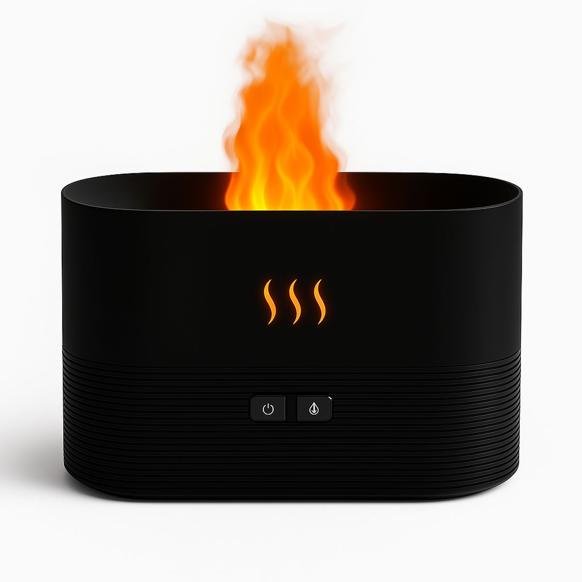 GENERICO - Humidificador Con Efecto Flame Difusor Aromaterapia Humidificador Indoor Blanco