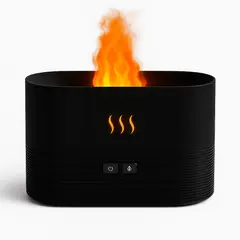 GENERICO - Humidificador Con Efecto Flame Difusor Aromaterapia Humidificador Indoor Blanco