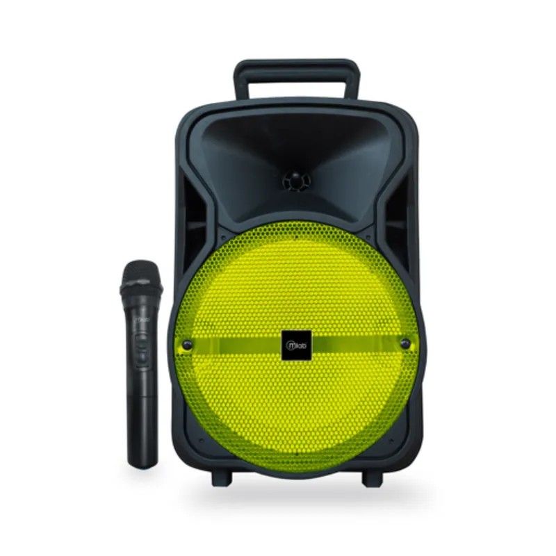 MLAB - PARLANTE BLUETOOTH MICROLAB CITY SONG BOX 8 GREEN GRID 8710 NEGRO