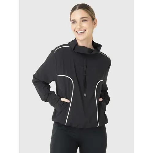 BSOUL - Cortaviento Mujer Wind Jacket Negro