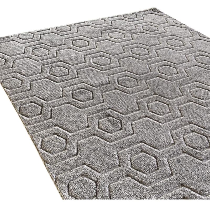ANGELES DEL HOGAR - ALFOMBRA ANTIDESLIZANTE DE ALGODON 160X200CM