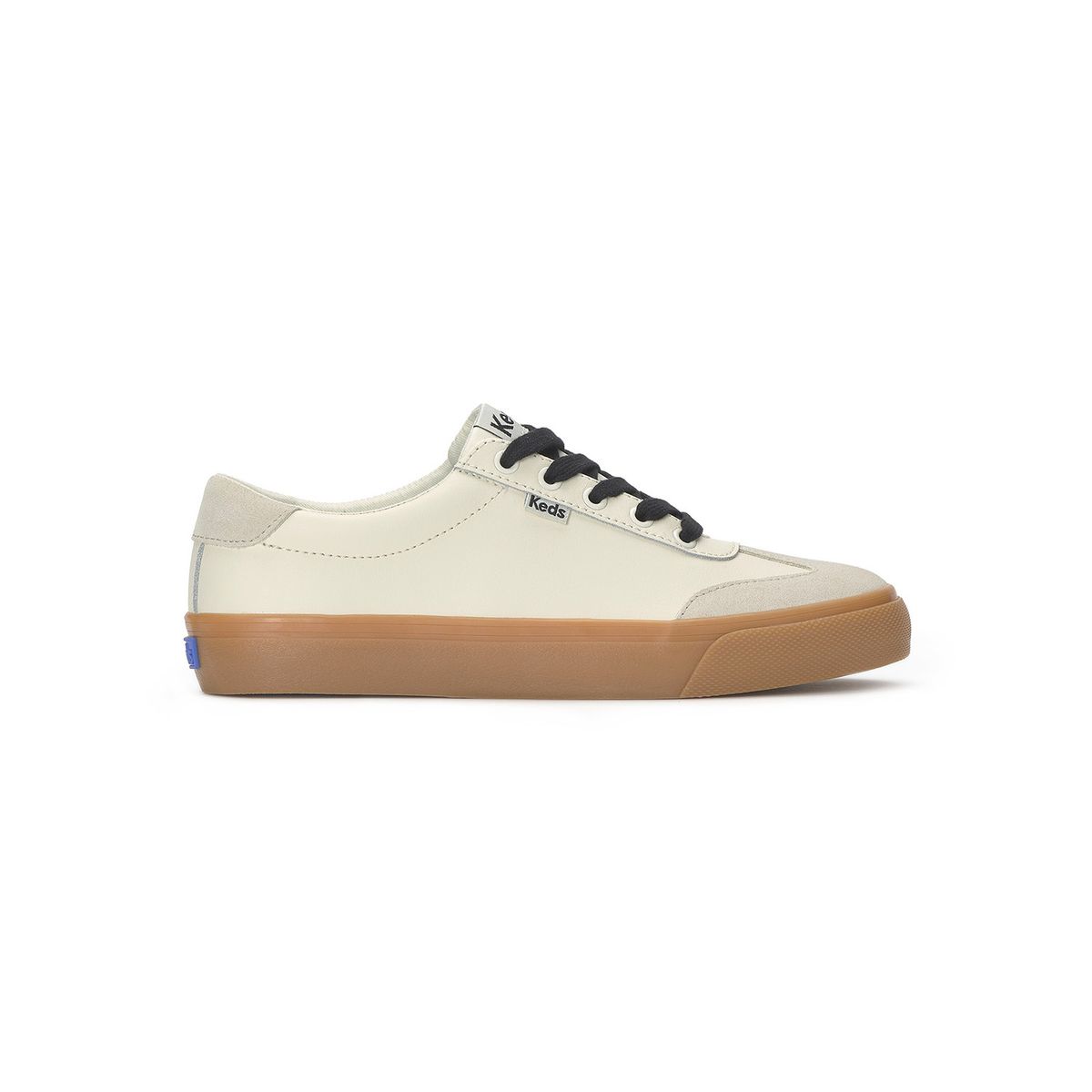 KEDS - Zapatilla Cuero Mujer Jump Kick T-Toe Lthr Beige KEDS