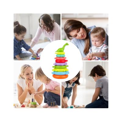 Imagen 2 del producto Torre Apilable De Aprendizaje Animales 38cm