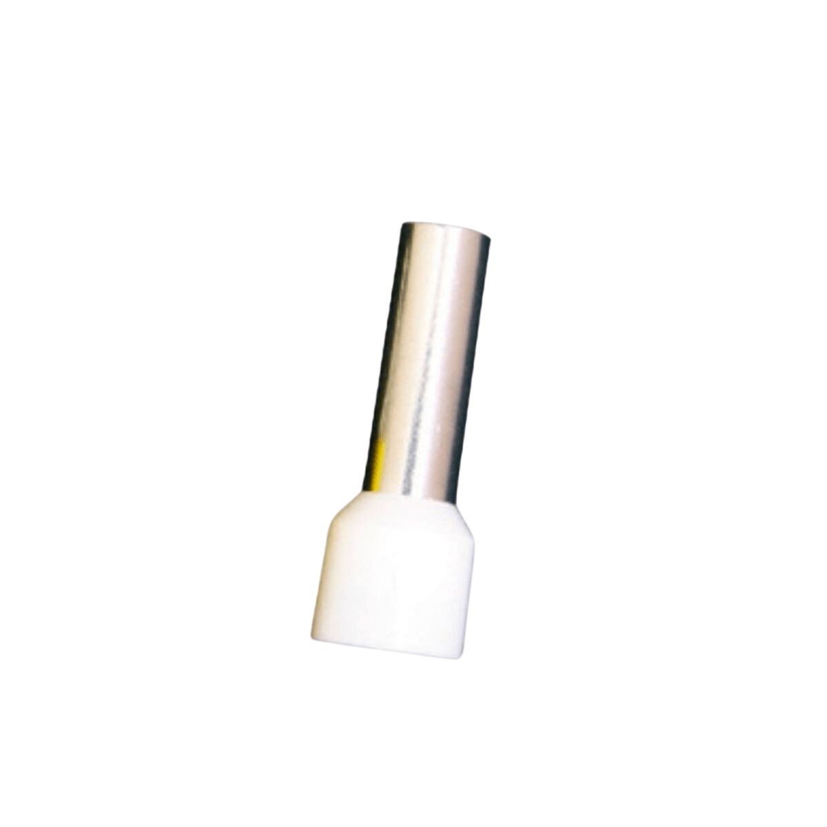 GENERICO - Ferrule 0,5MM 22 AWG Blanco 100un