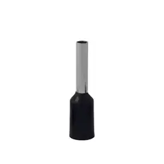 GENERICO - Ferrule 1,5MM 16 AWG Negro 100un