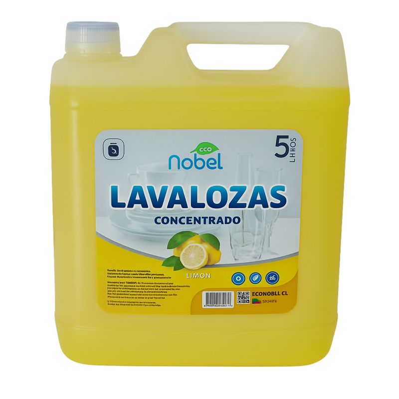 GENERICO - Lavalozas Lavaplatos Industrial Concentrado Detergente Lavaloza Liquido 5 Litros