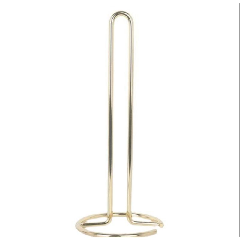 GENERICO - Porta Nova Metálico De Acero Inoxidable Grueso Dorado